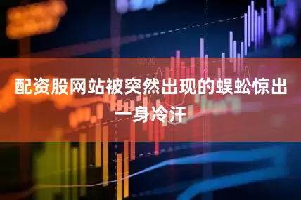 配资股网站被突然出现的蜈蚣惊出一身冷汗